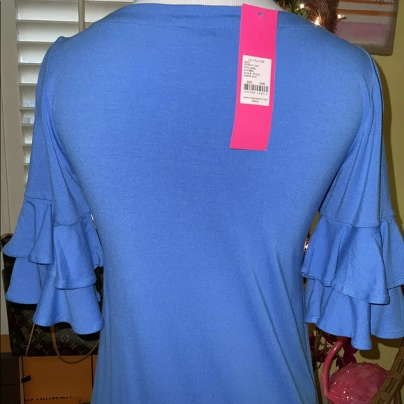 Lilly Pulitzer NWT Lula Dress Costal Blue Size XXS,S - Picture 3 of 11